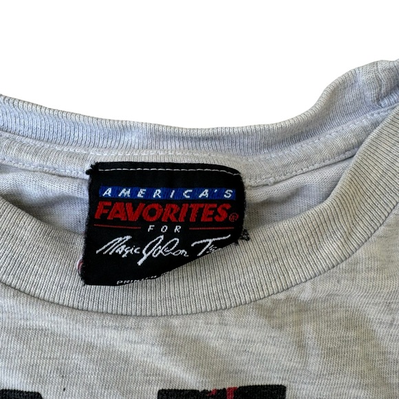 90s Magic Johnson Vintage Florida State University AOP Graphic Tee Shirt College - Picture 6 of 13